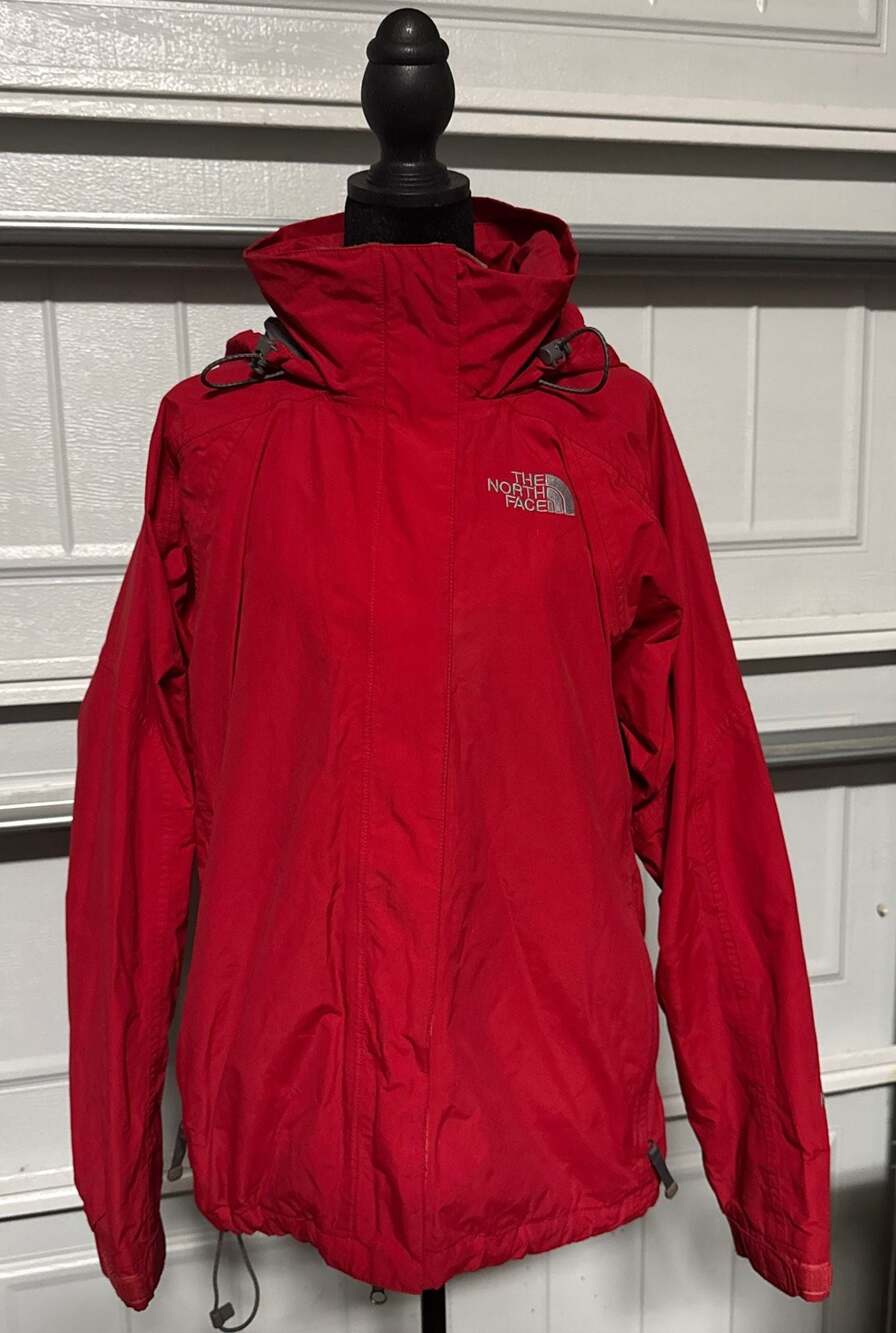 The North Face Women's Red Venture Hooded Rain Jacket (L)